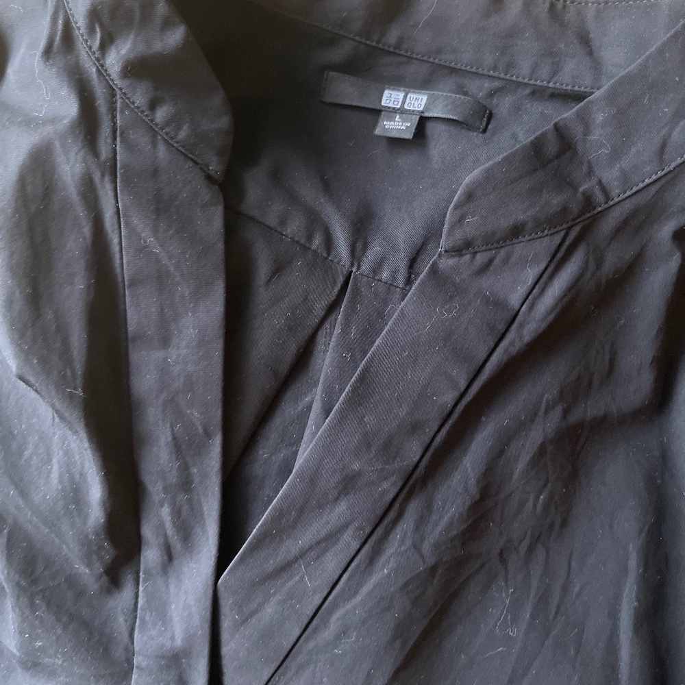 Uniqlo Shirt Dress - Black
